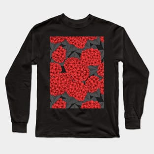 Red hydrangea Long Sleeve T-Shirt